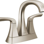 Delta Lacey Two Handle Centerset Bathroom Faucet Brushed Nickel, 25895LF-SP, MSRP: $132.45, FINAL PRICE: $59.99 + TAX