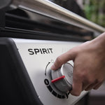 Weber Spirit E-435 Black 4 -Burner Liquid Propane Gas Grill 1 -Side Burner