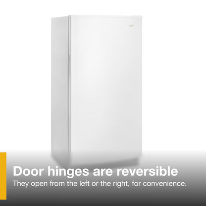 Whirlpool 15.7-cu ft Frost-free Upright Freezer (White) [FB128]