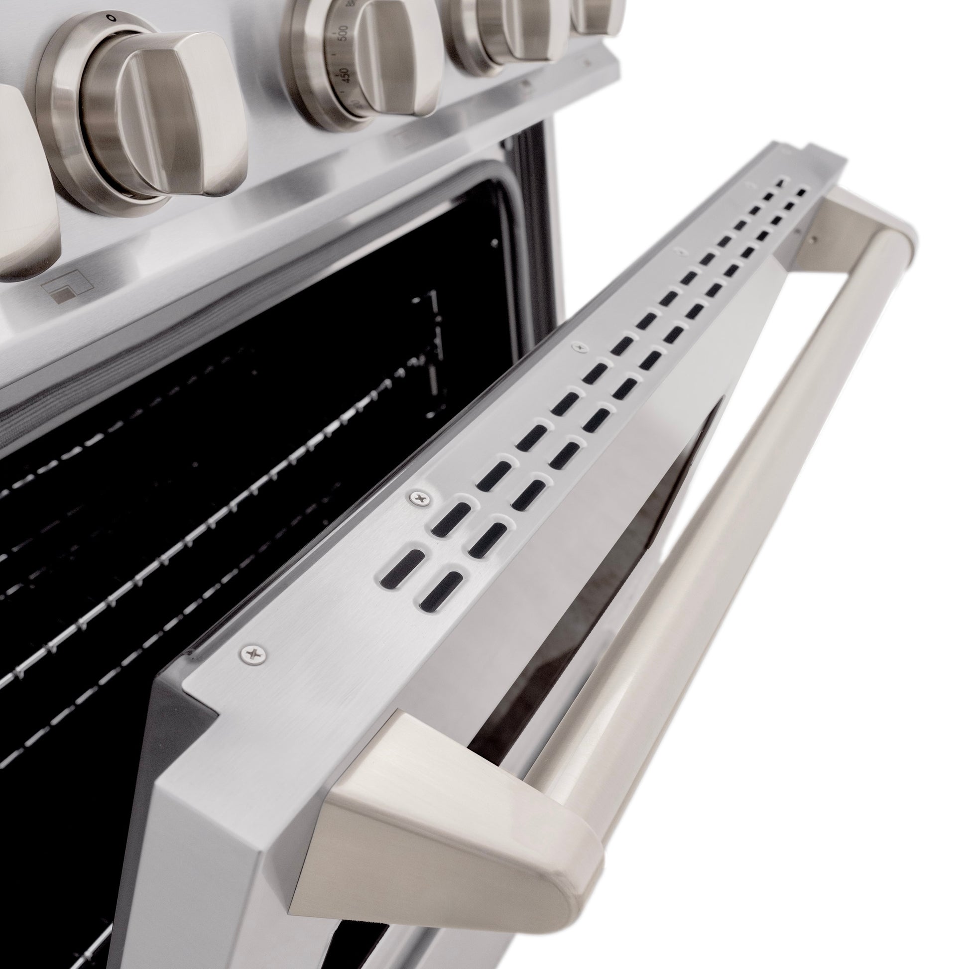 ZLINE KITCHEN & BATH Classic 30-in Standard 4 burners Convection Oven Freestanding Dual Fuel Range ( Stainless Steel )
