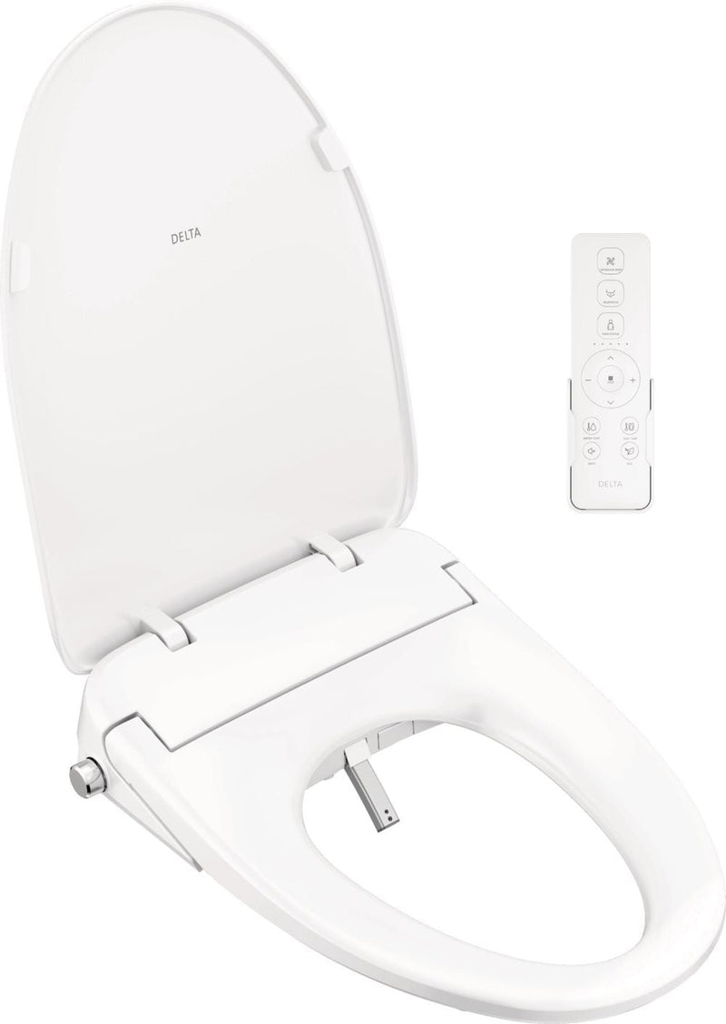 Delta Refresh Premium Elongated Electric Bidet Toilet Seat in White, 893006E-WH, MRSP: $254.49, FINAL PRICE: $ + TAX