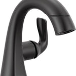 Delta Arvo Single Handle Pull-Down Bathroom Faucet in Matte Black, 15840LF-BLPD, MRSP: $328.45, FINAL PRICE: $69.99 + TAX