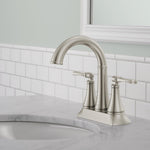 Delta Archdale Two Handle Centerset Bathroom Faucet in Spotshield Brushed Nickel, 25798LF-SP, MRSP: $211.95, FINAL PRICE: $ + TAX