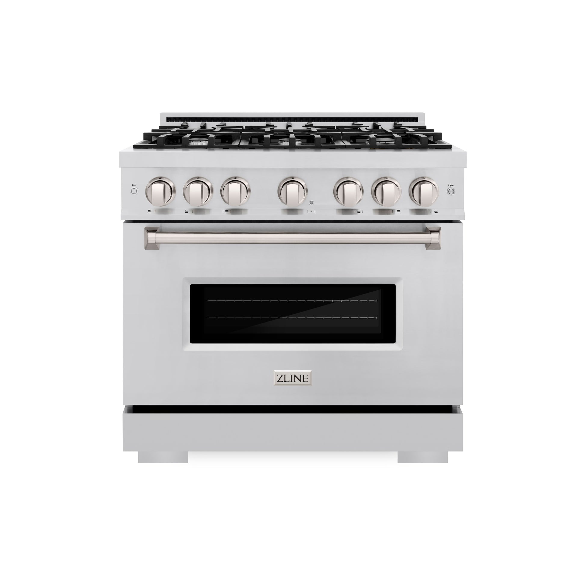ZLINE KITCHEN & BATH Classic 36-in 6 burners 5.2-cu ft Convection Oven Freestanding Natural Gas Range ( Stainless Steel )