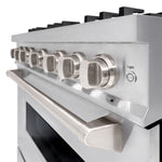 ZLINE KITCHEN & BATH Classic 36-in 6 burners 5.2-cu ft Convection Oven Freestanding Natural Gas Range ( Stainless Steel )