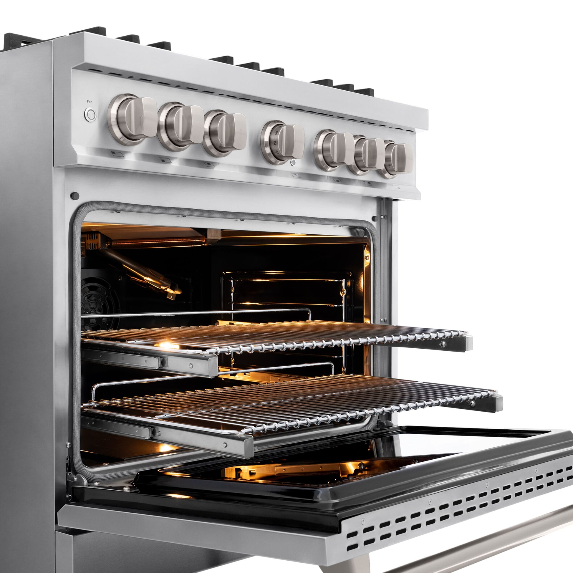 ZLINE KITCHEN & BATH Classic 36-in 6 burners 5.2-cu ft Convection Oven Freestanding Natural Gas Range ( Stainless Steel )