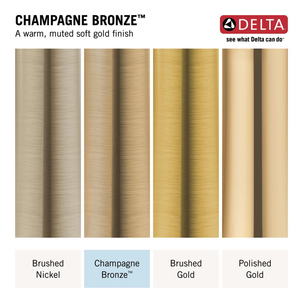 Delta Contemporary Round Beverage Faucet in Champagne Bronze, 1930-CZ-DST, MRSP: $585, FINAL PRICE: $ + TAX