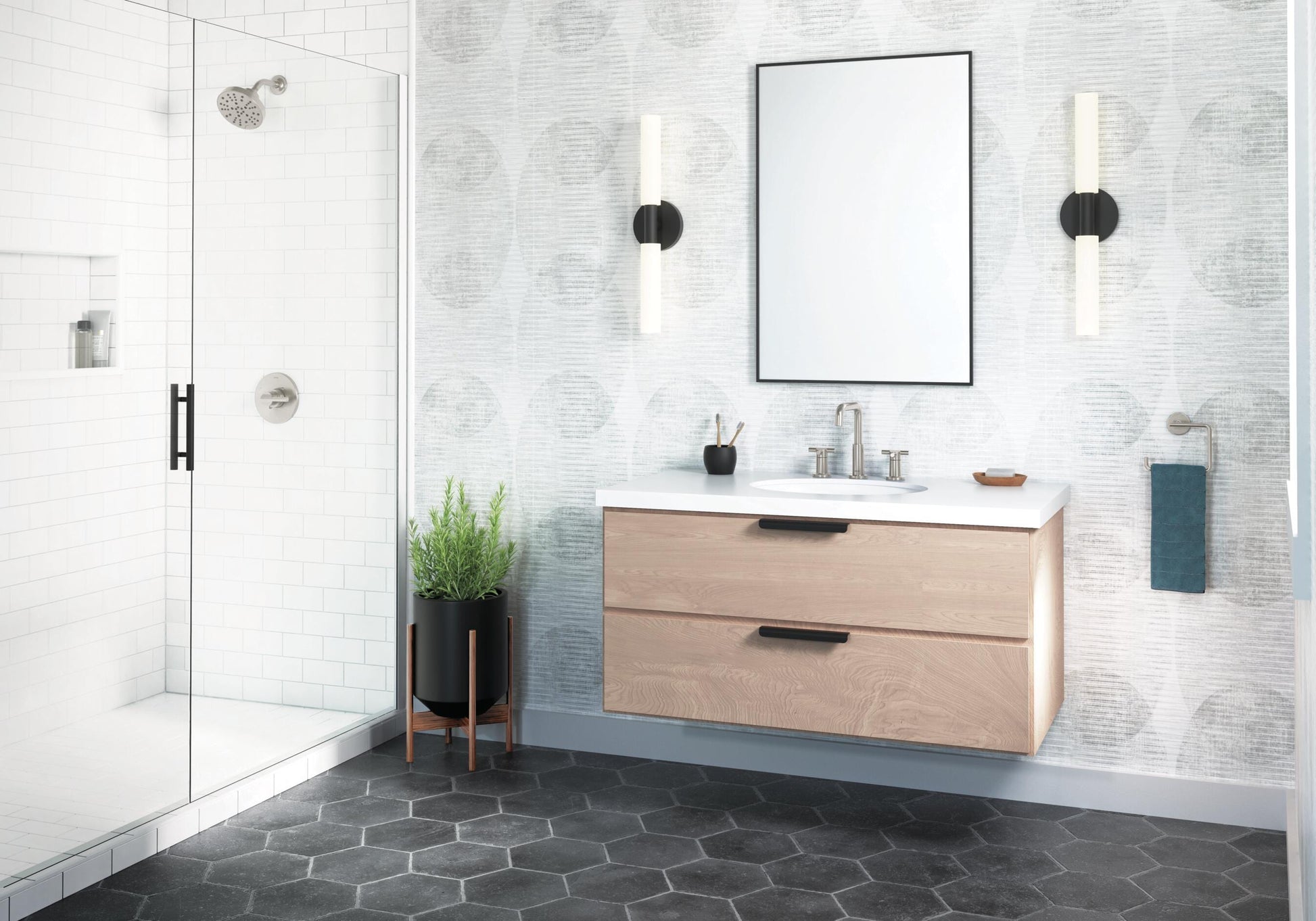 Delta Nicoli Two Handle Widespread Bathroom Faucet in Stainless Steel, 35894LF-SS, MRSP: $449, FINAL PRICE: $ + TAX