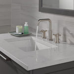 Delta Nicoli Two Handle Widespread Bathroom Faucet in Stainless Steel, 35894LF-SS, MRSP: $449, FINAL PRICE: $ + TAX