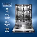 Maytag Dual Power Filtration 24-in Front Control Built-in Dishwasher (Fingerprint Resistant Stainless Steel) 50-dBA, MDB4949SKZ/0 *JR2508, Retail: $879.00, FINAL PRICE: $429.99 + TAX