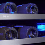 Zephyr Presrv 24-in W 42 -Bottles Stainless Steel Dual Zone Cooling Built-in/Freestanding Indoor Wine Cooler