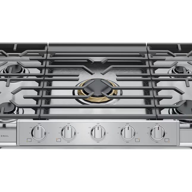 Frigidaire Professional 36-in 5 Burners Stainless Steel Gas Cooktop, PCCG3680AS *JR2508, Retail: $1,699.00, FINAL PRICE: $949.99 + TAX