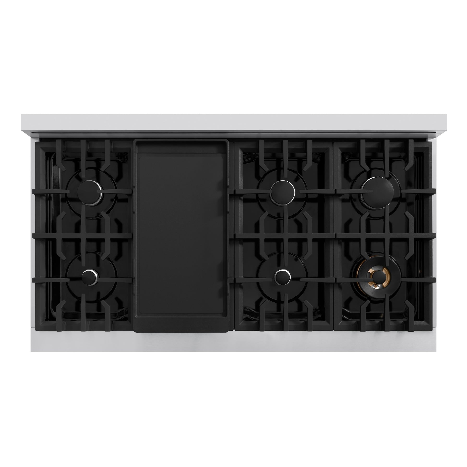 ZLINE KITCHEN & BATH Classic 48-in Standard 4.2-cu ft / 2.5-cu ft Convection Oven Freestanding Double Oven Dual Fuel Range ( Stainless Steel )