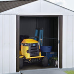 Arrow 10-ft x 8-ft High Point Galvanized steel Metal Storage Shed