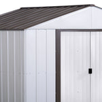 Arrow 10-ft x 8-ft High Point Galvanized steel Metal Storage Shed