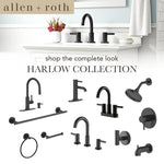 Alpine Reserve Harlow Simplefit Matte Black Single Handle Deck-mount Pull-down Kitchen Faucet with Sprayer (Includes Deck Plate) (Includes Soap Dispenser)