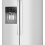 Whirlpool 20.85-cu ft Counter-Depth 36-in Wide Side-by-Side Refrigerator with Ice Maker ,Water and Ice Dispenser ( Fingerprint Resistant Stainless Finish )