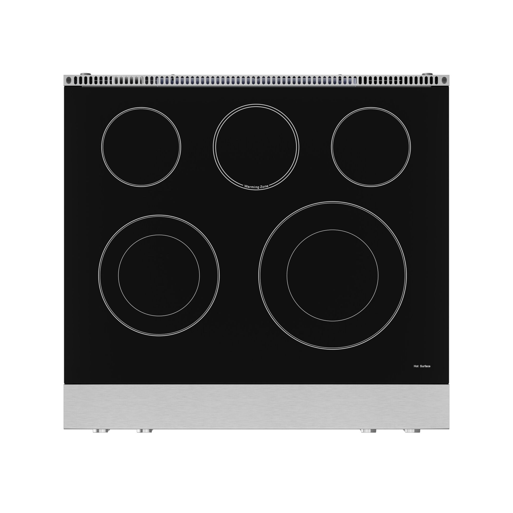 Thor Kitchen Gordon Ramsay Series 30-in Glass Top 5 burners 4.55-cu ft Air Fry Convection Oven Freestanding Electric Range