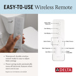 Delta Refresh Premium Elongated Electric Bidet Toilet Seat in White, 893006E-WH, MRSP: $254.49, FINAL PRICE: $ + TAX