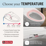 Delta Refresh Premium Elongated Electric Bidet Toilet Seat in White, 893006E-WH, MRSP: $254.49, FINAL PRICE: $ + TAX