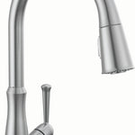 Delta Westville Single Handle Pull-Down Kitchen Faucet in Arctic Stainless, 9110-AR-DST, MRSP: $499, FINAL PRICE: $99.99 + TAX