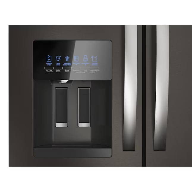 Whirlpool Standard-Depth 24.5-cu ft 4 -Door 36-in Wide French Door Refrigerator with Ice Maker with Water and Ice Dispenser ( Stainless Steel ) ENERGY STAR Certified