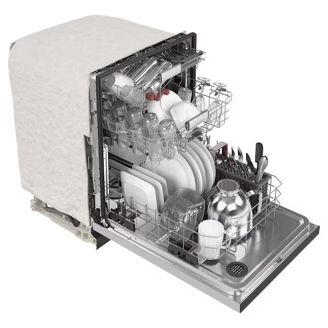 KitchenAid Eco Series 360 MAX JETS 24-in Top Control Built-in Dishwasher With Third Rack (Stainless Steel with PRINTSHIELD Finish) 44-dBA, KDTM404KPS/3 *JR2507, Retail: $1,349.00, FINAL PRICE: $699.99 + TAX