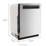 KitchenAid Eco Series 360 MAX JETS 24-in Top Control Built-in Dishwasher With Third Rack (Stainless Steel with PRINTSHIELD Finish) 44-dBA, KDPM604KPS/3 *JR2507, Retail: $1,449.00, FINAL PRICE: $749.99 + TAX