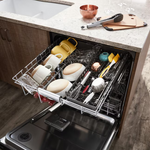 KitchenAid Eco Series 360 MAX JETS 24-in Top Control Built-in Dishwasher With Third Rack (Stainless Steel with PRINTSHIELD Finish) 44-dBA, KDPM604KPS/3 *JR2507, Retail: $1,449.00, FINAL PRICE: $749.99 + TAX