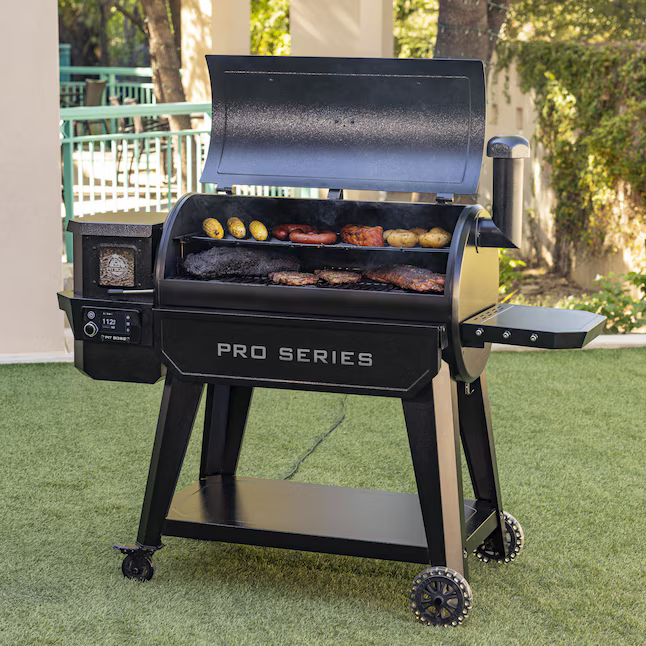 Pit Boss Pro Series V3 1150-Sq. in Grey Pellet Grill with Smart Compatibility, PB1150PS3 *JR2509, Retail: $699.00, FINAL PRICE: $399.99 + TAX