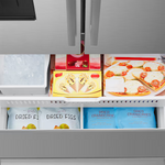 Cosmo Counter-Depth 22.4-cu ft 3-Door French Door Refrigerator with Ice Maker with Water Dispenser (Stainless Steel), COS-FDR223GWSS *JR2509, Retail: $3,149.99, FINAL PRICE: $1,499.99 + TAX