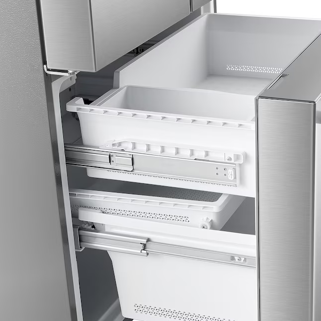 Cosmo Counter-Depth 22.4-cu ft 3-Door French Door Refrigerator with Ice Maker with Water Dispenser (Stainless Steel), COS-FDR223GWSS *JR2509, Retail: $3,149.99, FINAL PRICE: $1,499.99 + TAX