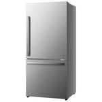 Hisense 17.2-cu ft Counter-Depth 32-in Wide Bottom-Freezer Refrigerator Fingerprint Resistant Stainless Steel ) ENERGY STAR Certified