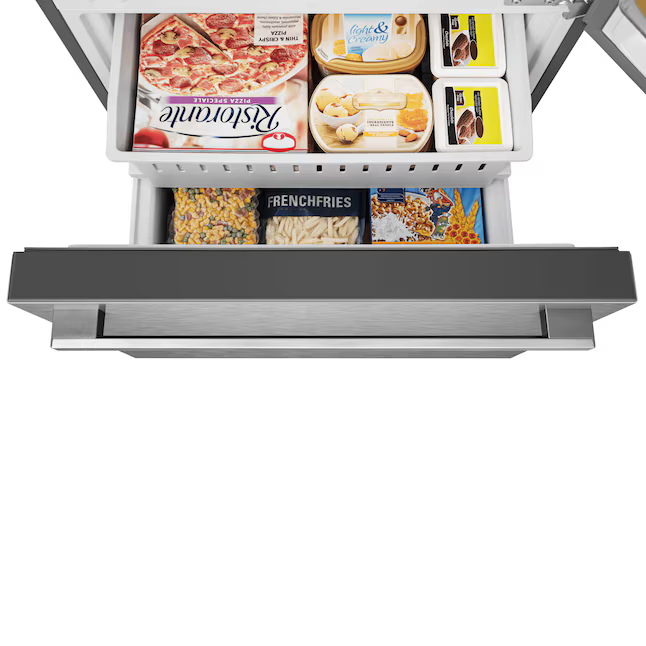 Hisense 17.2-cu ft Counter-Depth 32-in Bottom-Freezer Refrigerator (Fingerprint Resistant Stainless Steel), HRB171N6ASE *JR2511, Retail: $1,099.00, FINAL PRICE: $699.99 + TAX