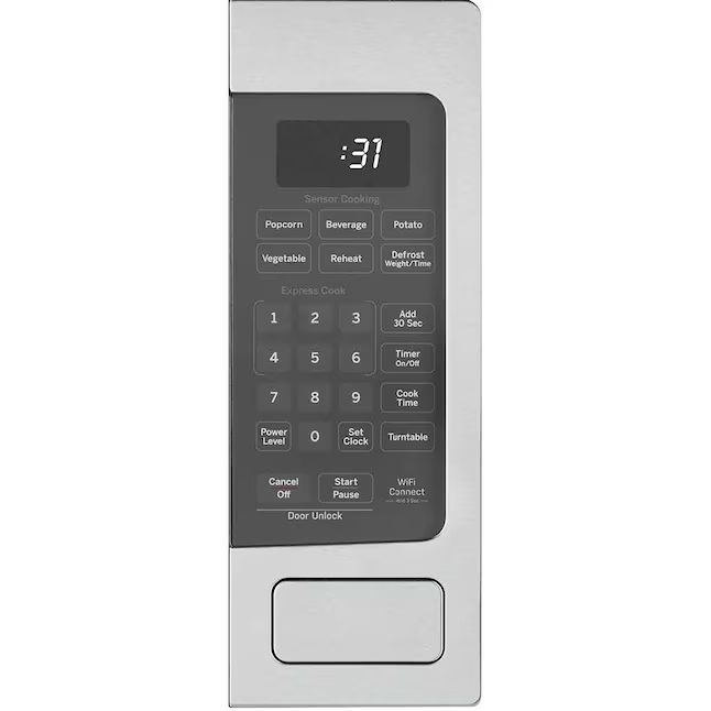 GE Profile 1.1-cu ft Medium 800-Watt Sensor Cooking Controls Countertop Microwave (Stainless Steel), PCHK11S1WSS *JR2508, Retail: $519.00, FINAL PRICE: $299.99 + TAX