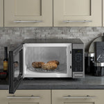 GE 1.6-cu ft 1150 -Watt Countertop Microwave ( Stainless Steel )