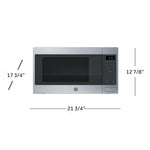 GE 1.6-cu ft 1150 -Watt Countertop Microwave ( Stainless Steel )
