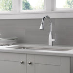 Peerless Xander Single-Handle Kitchen Faucet in Chrome, P7919LF, MSRP: $314.86, FINAL PRICE: $59.99 + TAX