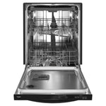 Whirlpool Eco Series 24-in Top Control Built-in Dishwasher ( Black ) With Third Rack, Sensor Cycle with AI Intelligent Wash, Soak and Clean , 47-Decibel