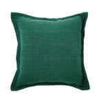 Alpine Reserve Sunset Hues Unbranded Solid Green Square Throw pillow