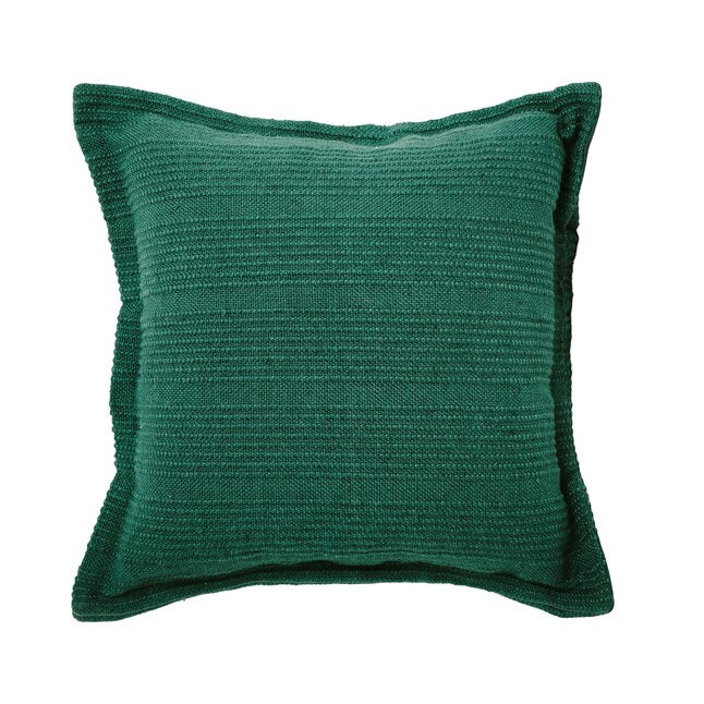 Alpine Reserve Sunset Hues Unbranded Solid Green Square Throw pillow