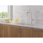 Delta Nicoli Chrome Single Handle Deck-mount Pull-down Kitchen Faucet with Sprayer (Includes Deck Plate), 19868LF #6605076 *JR2512, Retail: $185.82, FINAL PRICE: $129.99 + TAX