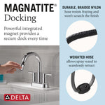 Delta Nicoli Two Handle Centerset Pull-Down Bathroom Faucet in Chrome, 25749LF-PD, MRSP: $233.2, FINAL PRICE: $ + TAX