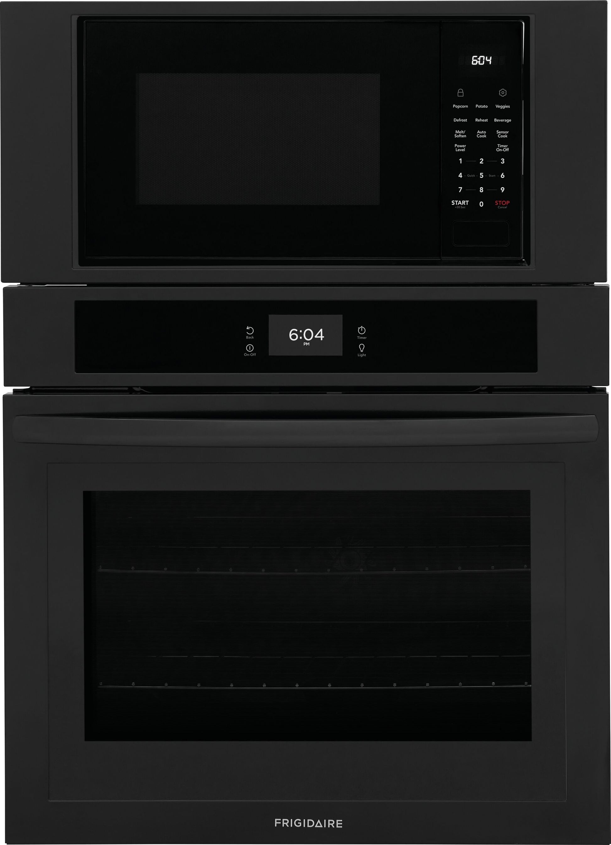 Frigidaire 30 inch Self-cleaning Microwave Wall Oven Combo ( Black )