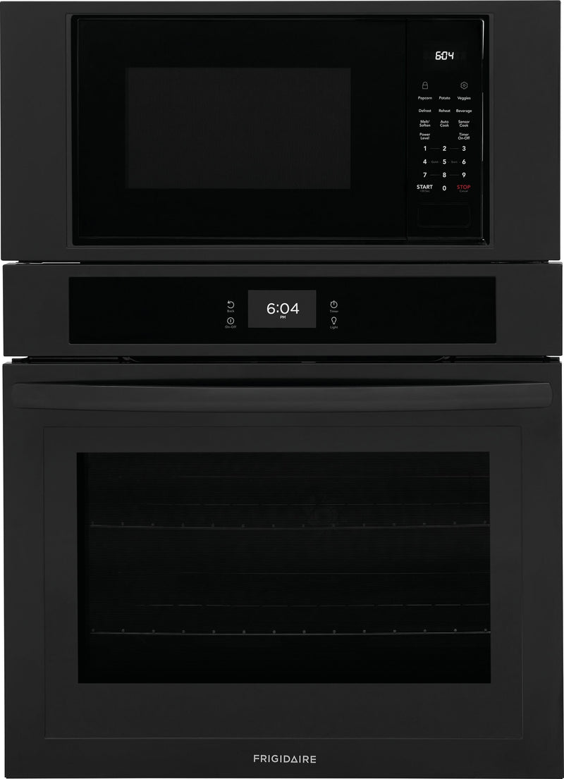 Frigidaire 30 inch Self-cleaning Microwave Wall Oven Combo ( Black )