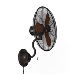 Harbor Breeze Marina Cove 18-in Oscillation Indoor or Outdoor Bronze Wall Mounted Fan, JP18EB3 #275422 *HD2507, Retail: $169.00, FINAL PRICE: $79.99 + TAX