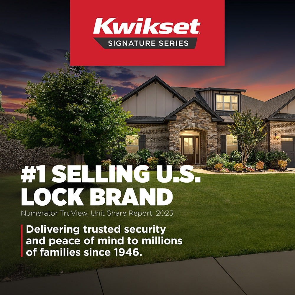 Kwikset Midtown Matte Black Single Cylinder Deadbolt ft. SmartKey Security, 92580-035 *JR2601, Retail: $45.02, FINAL PRICE: $19.99 + TAX