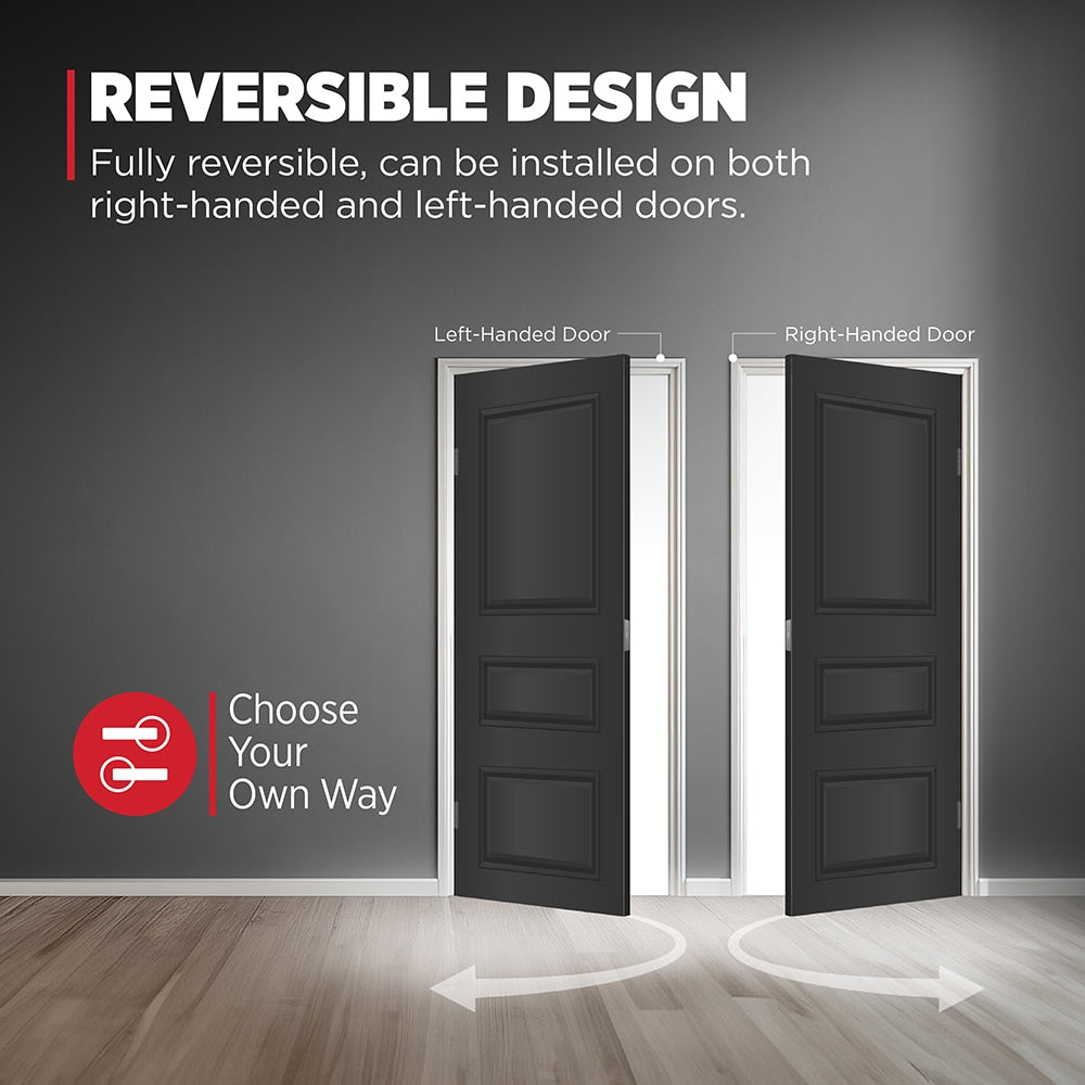 Kwikset Signature Series Tripoli Satin Nickel Interior or Bed/Bath Privacy Door Handle