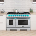 Cosmo Convection Oven Freestanding Double Oven Gas Range ( Stainless Steel )