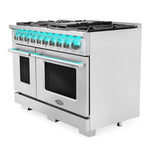 Cosmo Convection Oven Freestanding Double Oven Gas Range ( Stainless Steel )